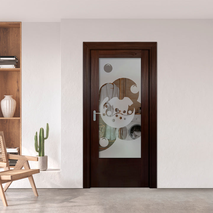 INTERIOR DOOR WITH FROSTED GLASS PANEL IDGP - 2713 - DoorDiscounter