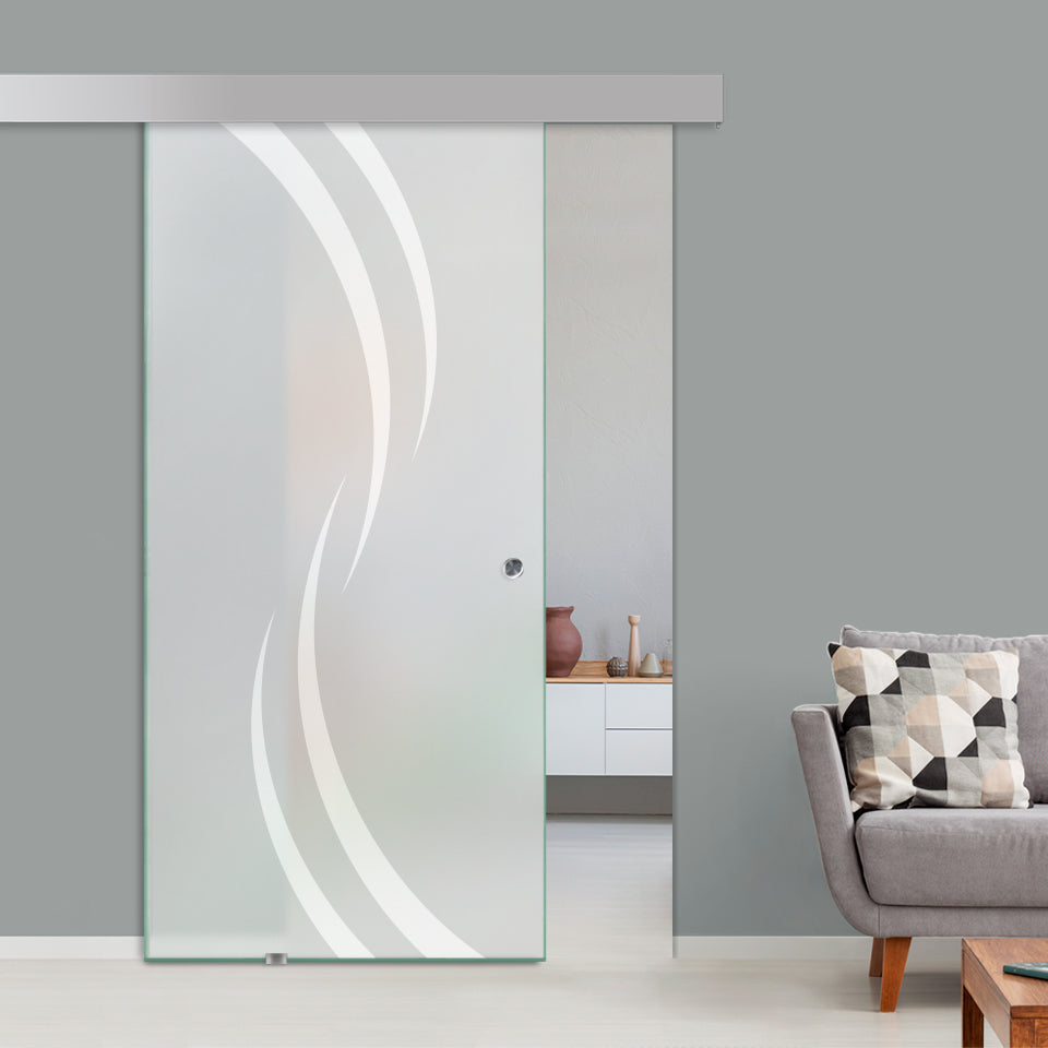 Sliding Glass Barn Door Alu100 SGBD - 1586 - DoorDiscounter