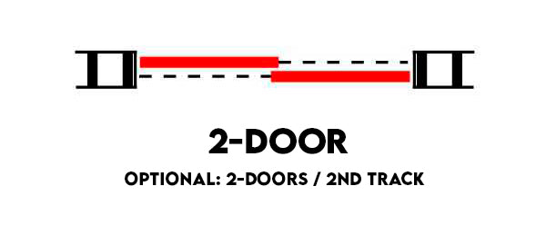 MIRROR EFFECT BYPASS CLOSET DOOR MECD - 2247 - DoorDiscounter
