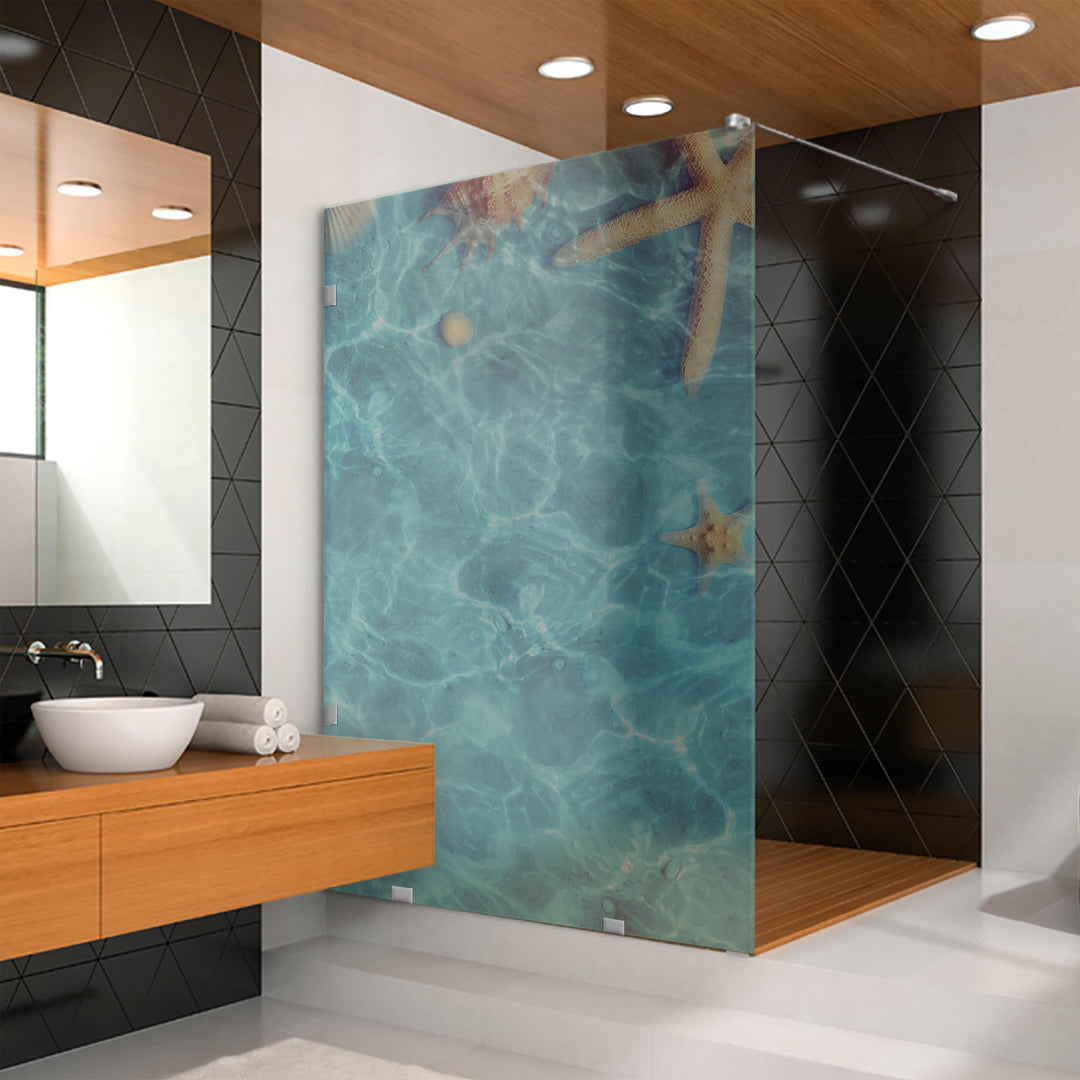 DIGITAL PRINTING GLASS SHOWER SCREENS DPGS - 3833 - DoorDiscounter