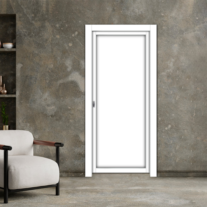 Wooden Pocket Door Industrial Style Design WPID - 1867