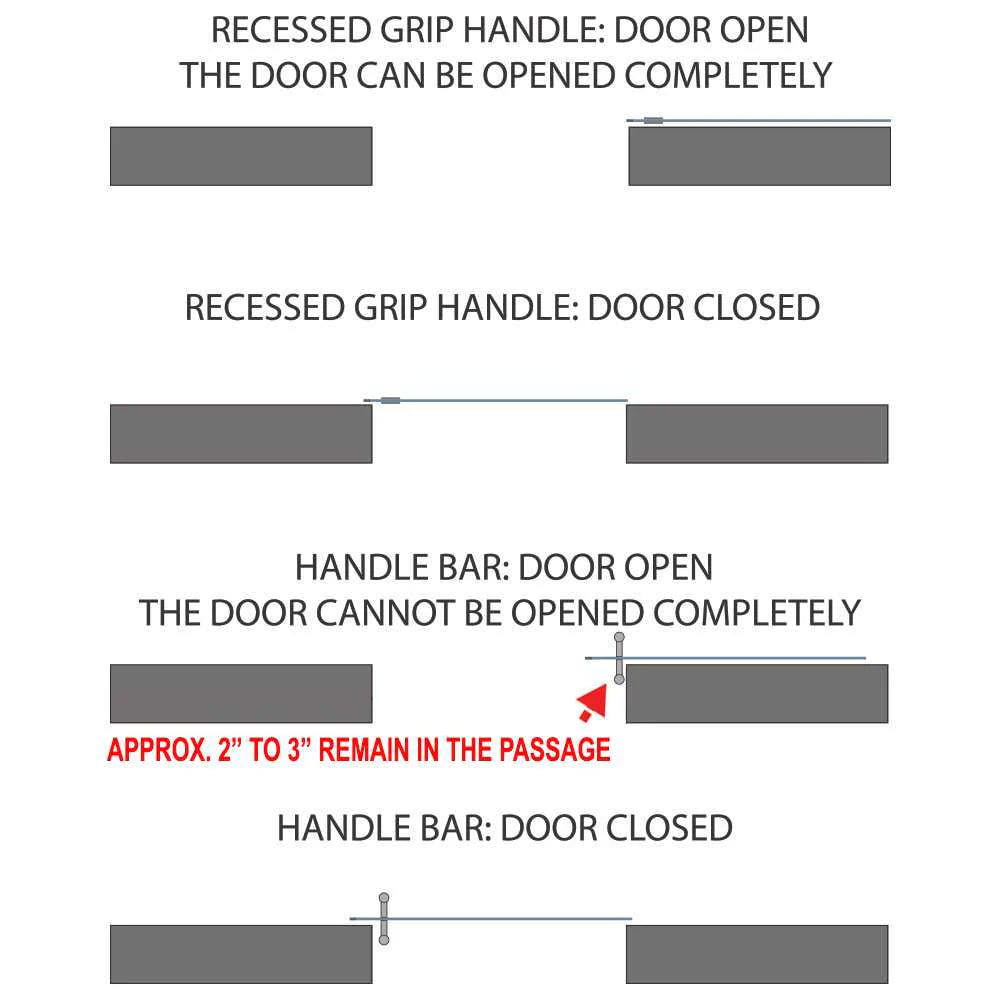 Sliding Barn Door with Frosted Design SBDF - 2395 - DoorDiscounter