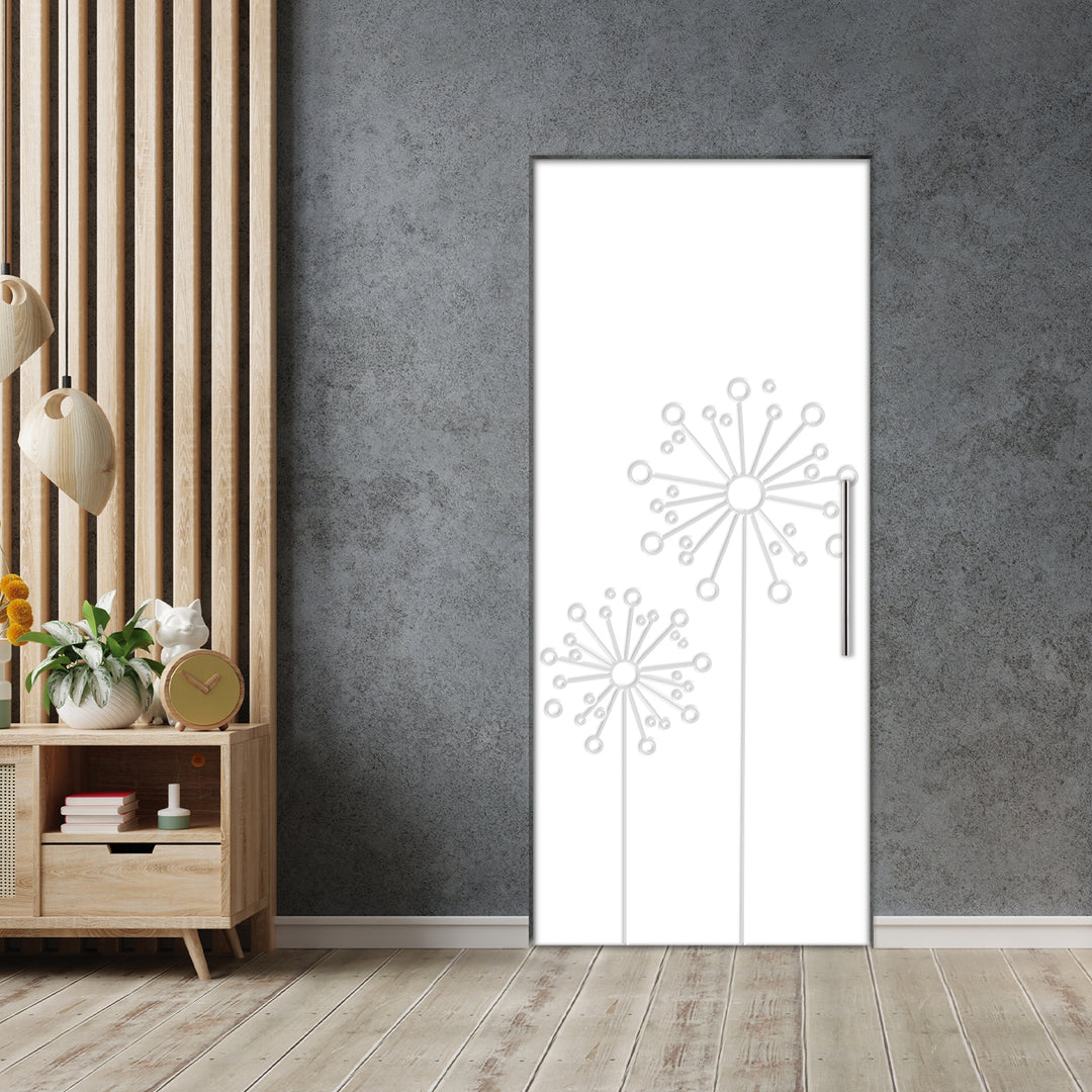 Self Closing Pivot Door with CNC Engraving Design PMR1 - 0607 - DoorDiscounter