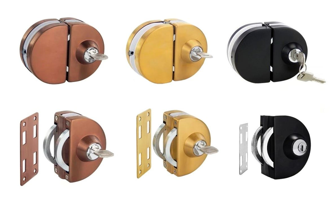 Stainless Steel Entrance Frameless Glass Door Lock SEGL - 3485 - DoorDiscounter