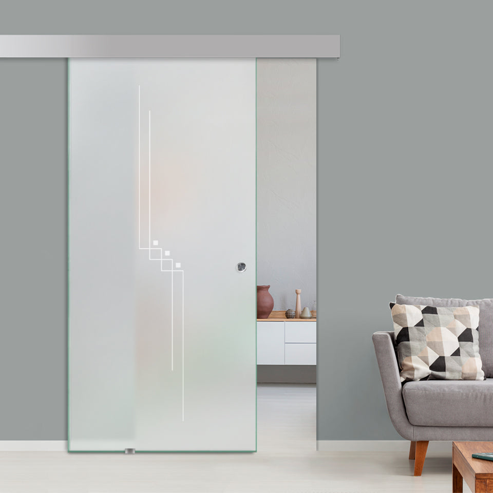 Sliding Glass Barn Door Alu100 SGBD - 1614 - DoorDiscounter