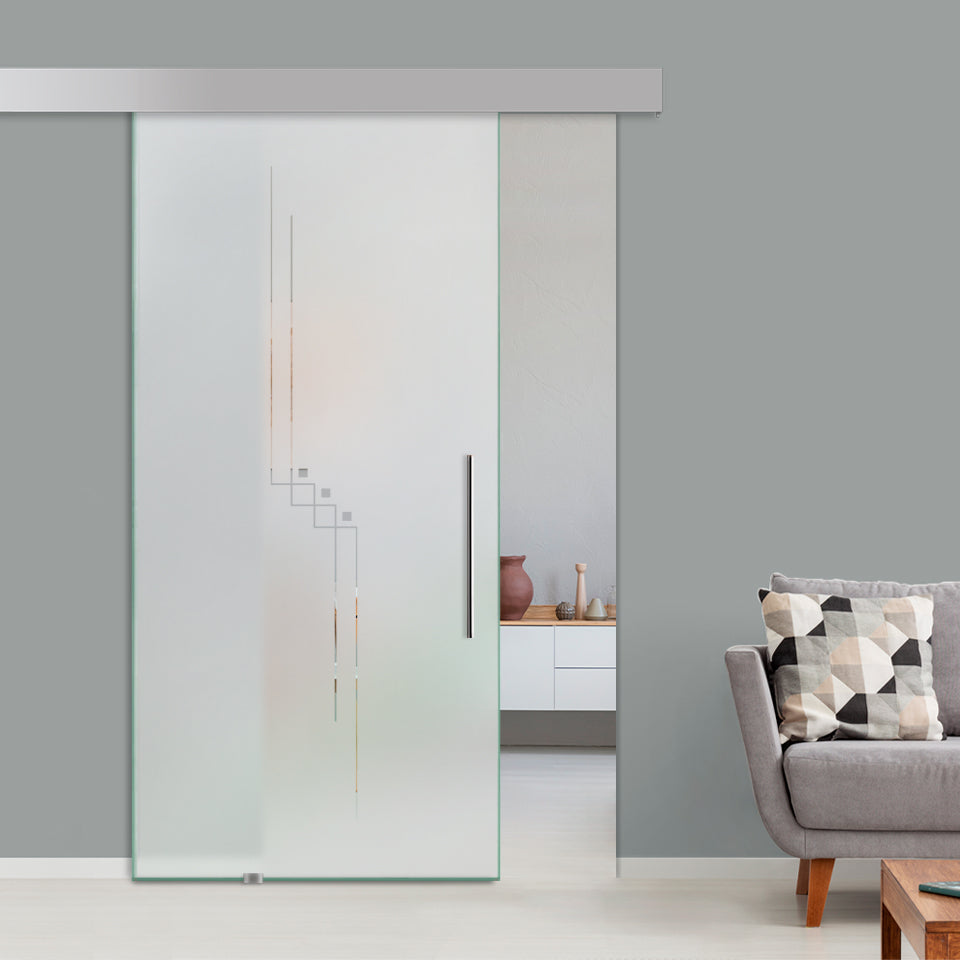 Sliding Glass Barn Door Alu100 SGBD - 1614 - DoorDiscounter