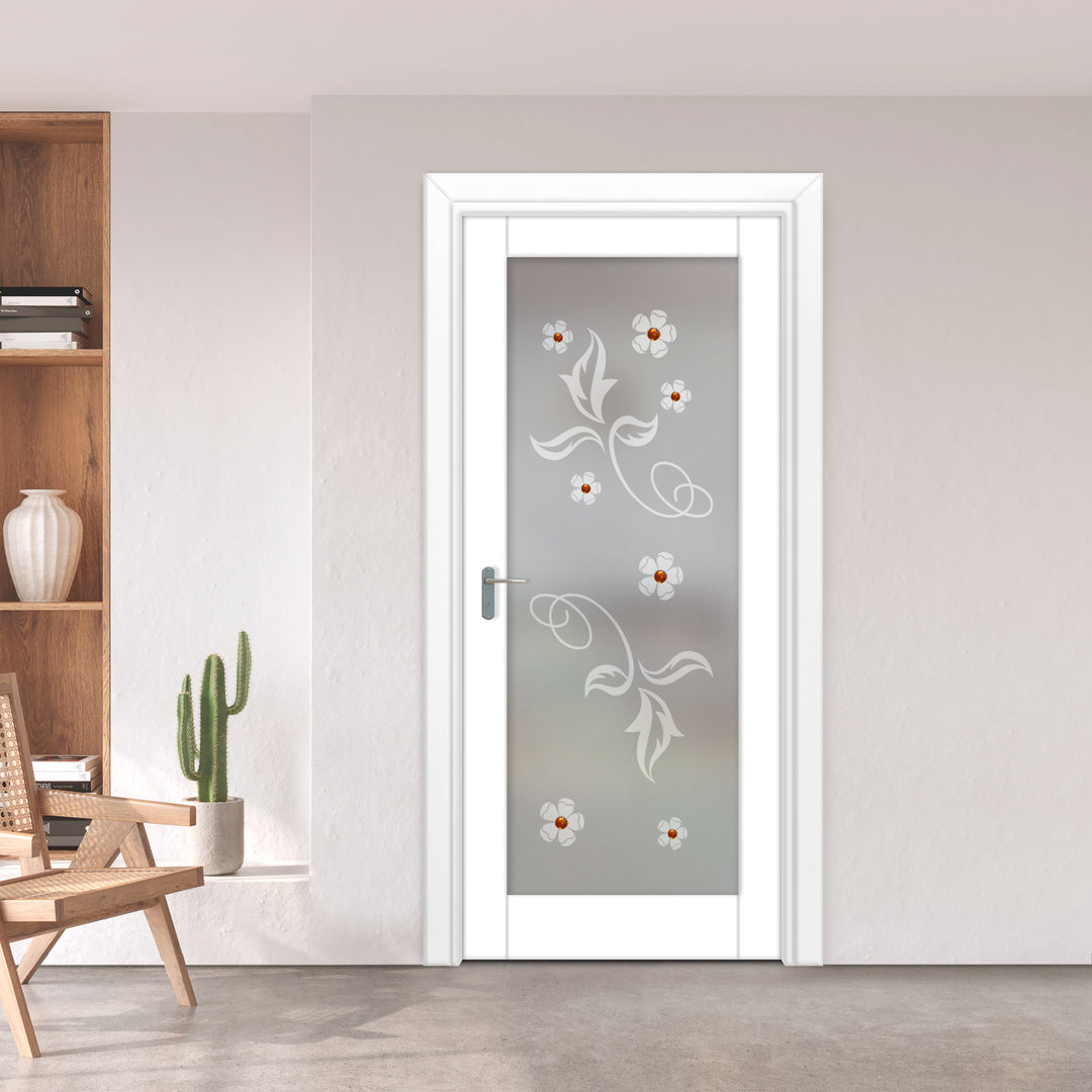 INTERIOR DOOR WITH FROSTED GLASS PANEL IDGP - 2683 - DoorDiscounter