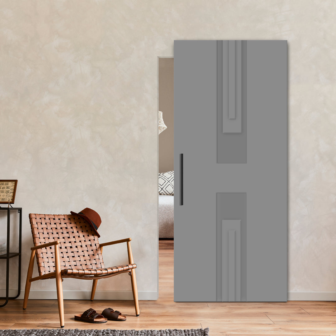 Flush Sliding Barn Door Hidden / Invisible Hardware FHID - 1230 - DoorDiscounter