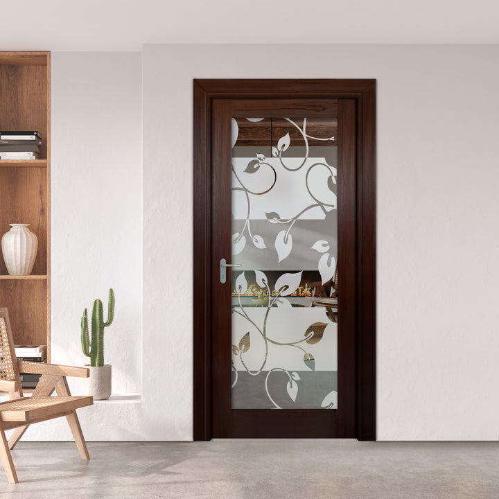 INTERIOR DOOR WITH FROSTED GLASS PANEL IDGP - 2674 - DoorDiscounter