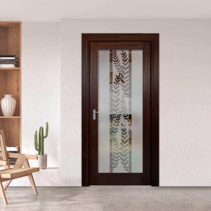 INTERIOR DOOR WITH FROSTED GLASS PANEL IDGP - 2728 - DoorDiscounter