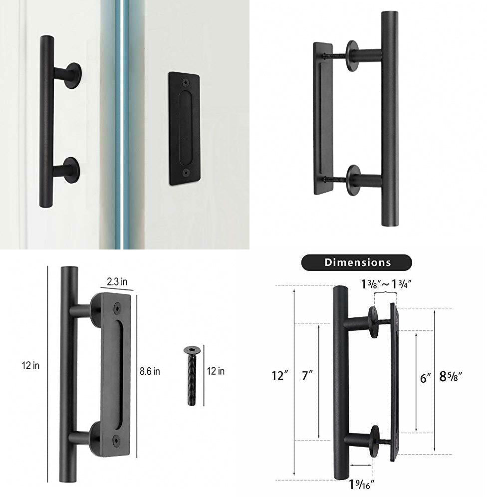 MIRROR SLIDING BARN DOOR WITH MIRROR PANEL MSPM - 3633 - DoorDiscounter