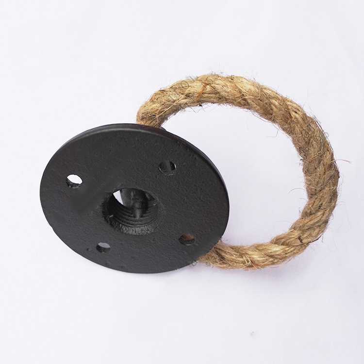 Modern Iron Pipe Flange Door Handle Knocker URFG - 3100 - DoorDiscounter