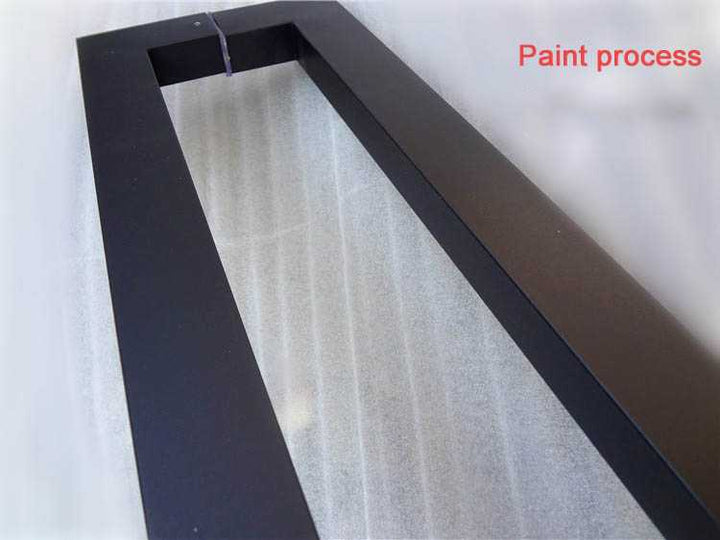 Black Steel Handle For Glass Doors & Shower Doors WDFG - 3101 - DoorDiscounter