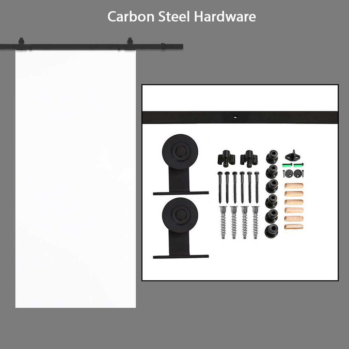 Modern Interior Flush Sliding Barn Door with CNC Router Design MICD - 1117 - DoorDiscounter