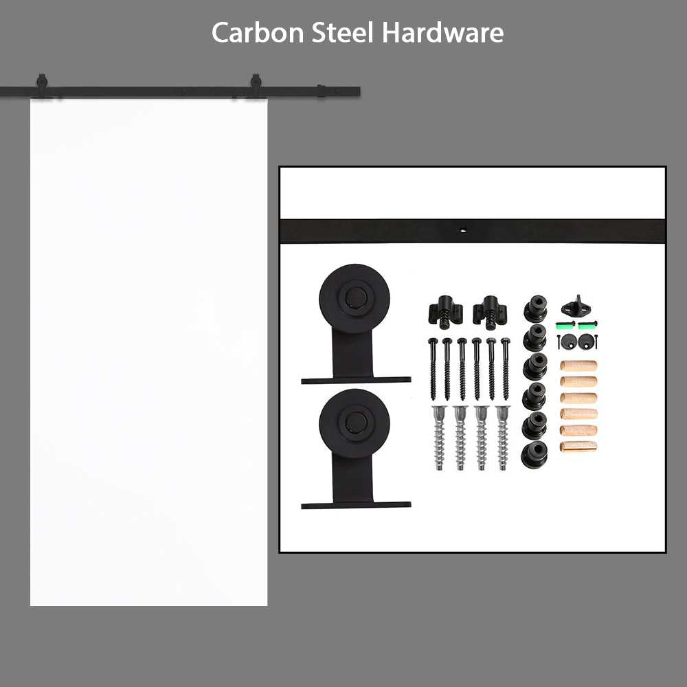 Modern Interior Flush Sliding Barn Door with CNC Router Design MICD - 1079 - DoorDiscounter