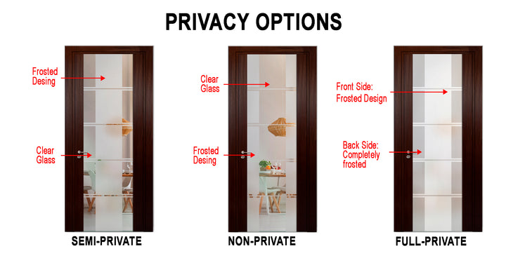 FROSTED GLASS INTERIOR DOOR FGWD - 2466 - DoorDiscounter