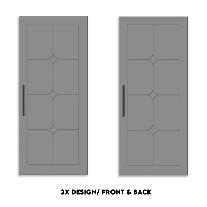 Flush Sliding Barn Door Hidden / Invisible Hardware FHID - 1230 - DoorDiscounter