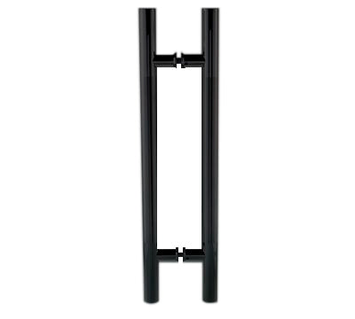 T-Handle Black Carbon Steel for Glass Door KNUF - 3167 - DoorDiscounter