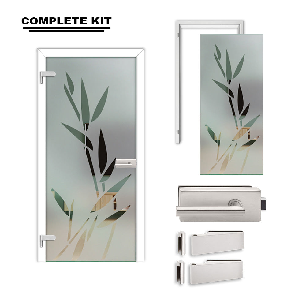 Hinged Glass Door Complete Kit GDCK - 2207 - DoorDiscounter