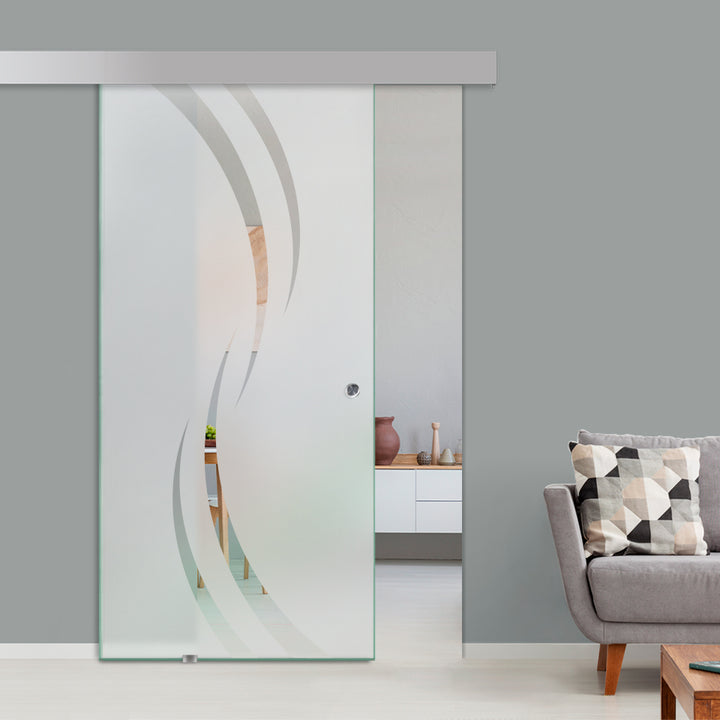 Sliding Glass Barn Door Alu100 SGBD - 1586 - DoorDiscounter