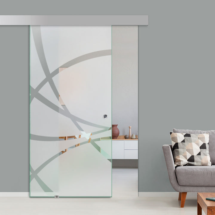 Sliding Glass Barn Door Alu100 SGBD - 1587 - DoorDiscounter