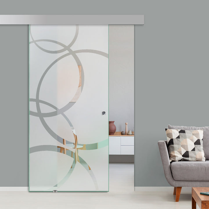 Sliding Glass Barn Door Alu100 SGBD - 1561 - DoorDiscounter