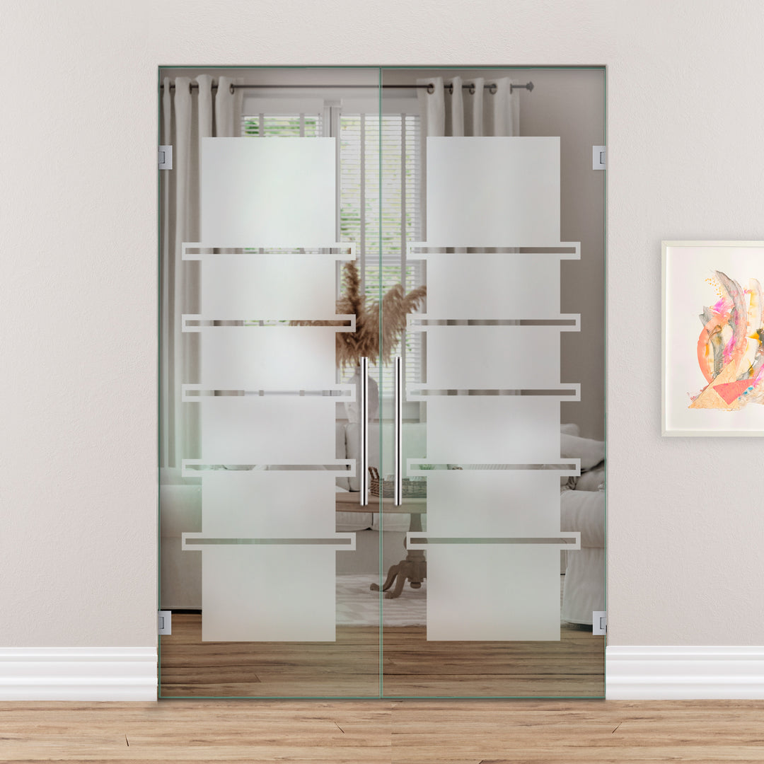 Double Swing Glass Door SGD2 - 1795 - DoorDiscounter