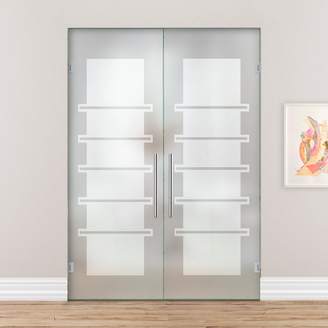 Double Swing Glass Door SGD2 - 1795 - DoorDiscounter