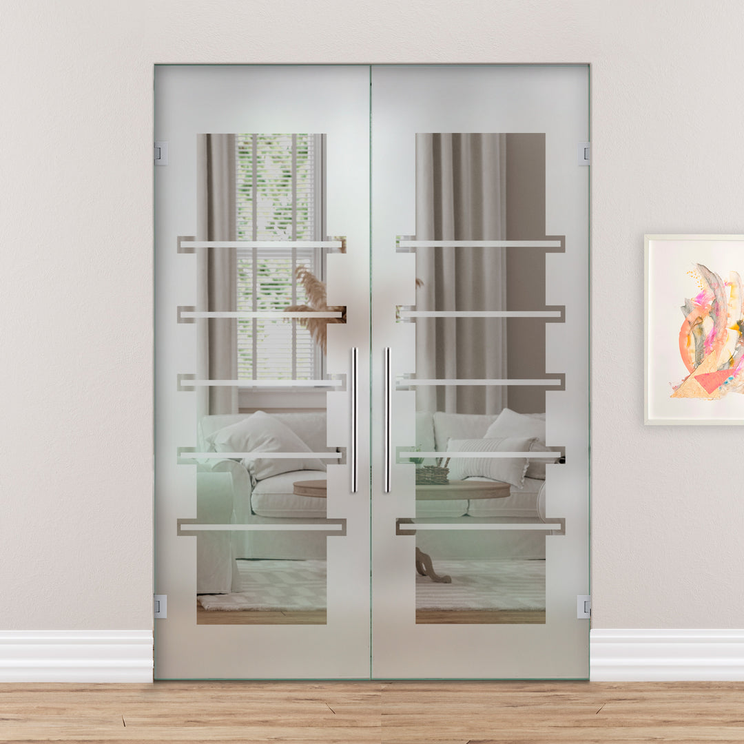 Double Swing Glass Door SGD2 - 1795 - DoorDiscounter