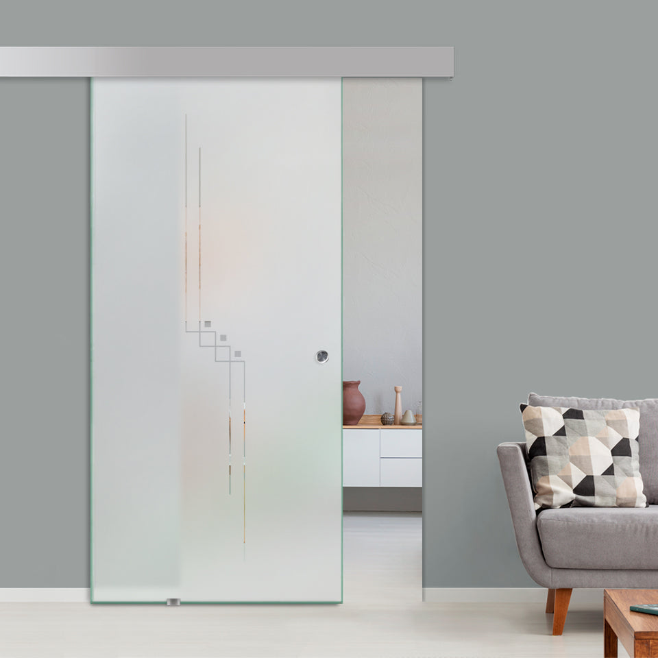 Sliding Glass Barn Door Alu100 SGBD - 1614 - DoorDiscounter