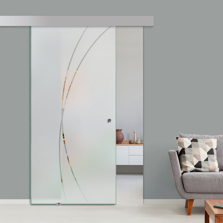 Sliding Glass Barn Door Alu100 SGBD - 1590 - DoorDiscounter