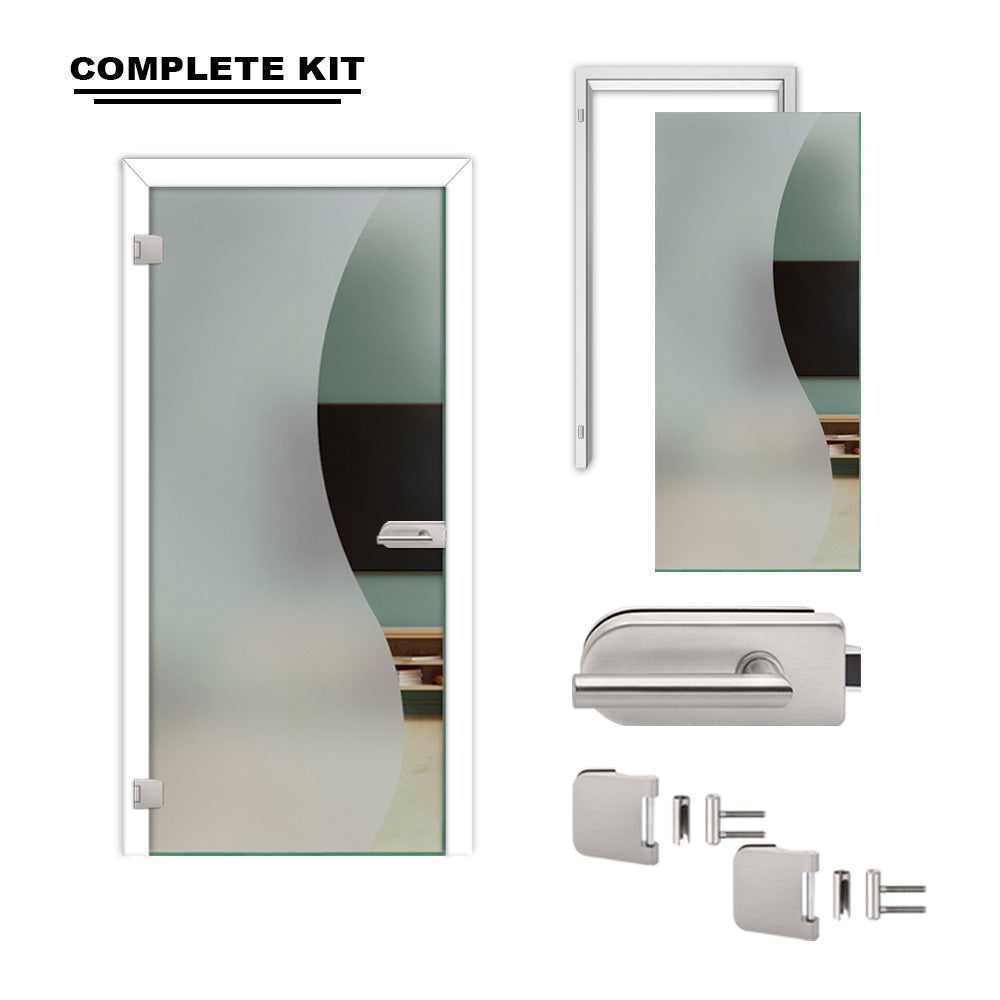 Hinged Glass Door Complete Kit GDCK - 2206 - DoorDiscounter