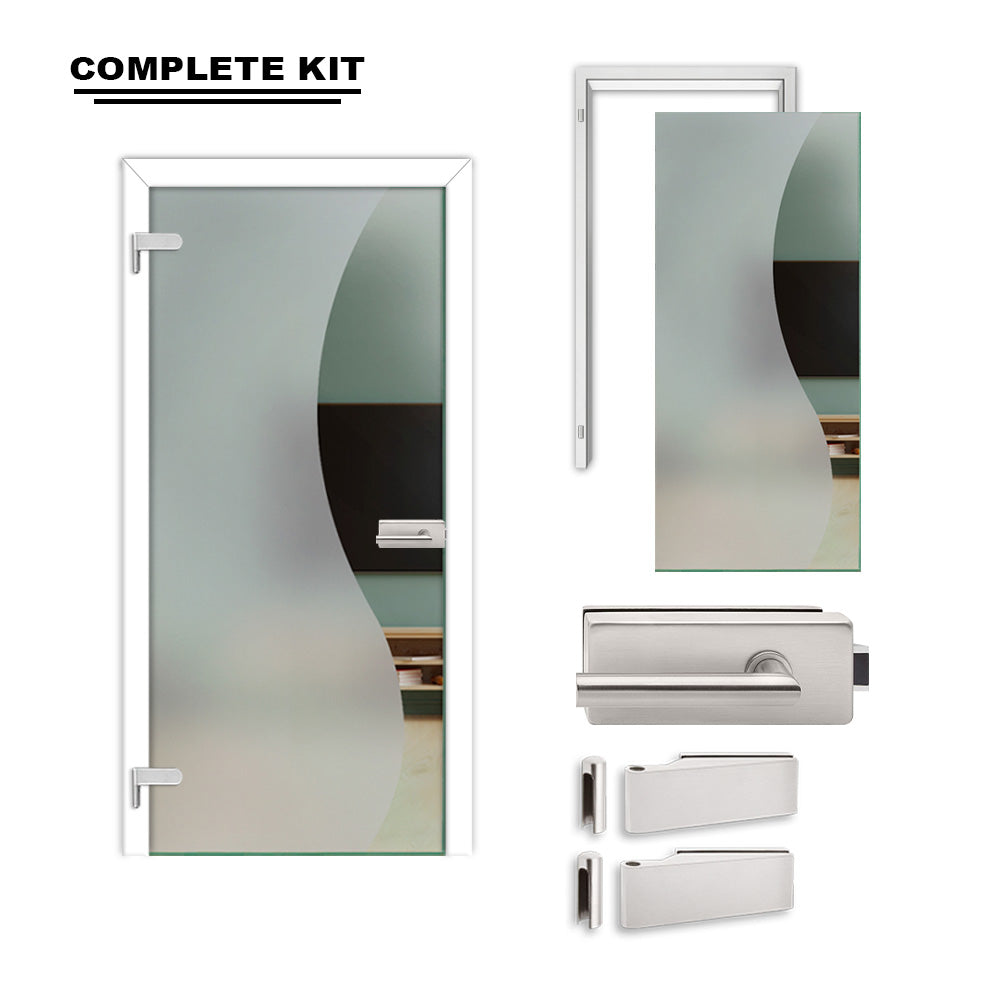 Hinged Glass Door Complete Kit GDCK - 2206 - DoorDiscounter