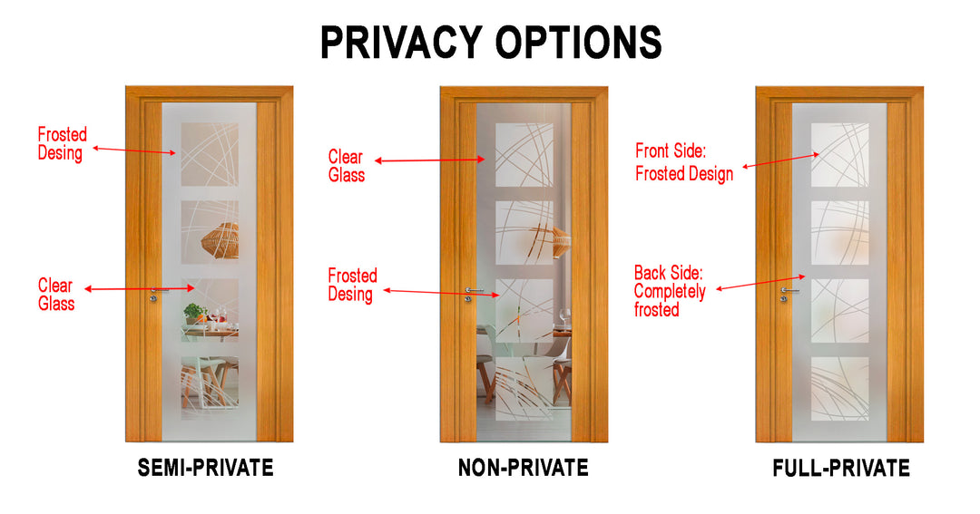 Frosted Glass Interior Door FGID - 2426 - DoorDiscounter