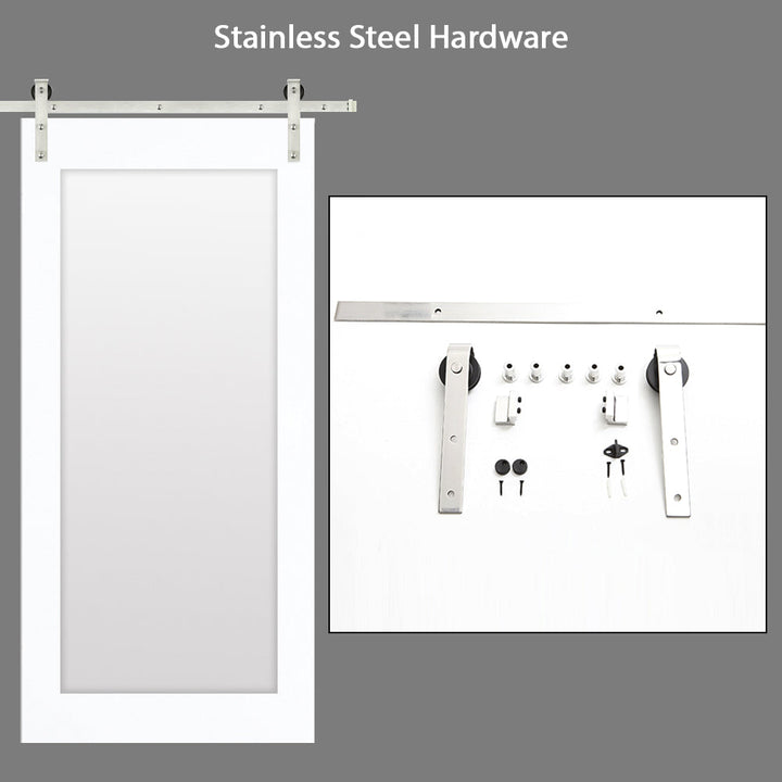 SHAKER PANEL SLIDING BARN DOOR SPSD - 3283 - DoorDiscounter