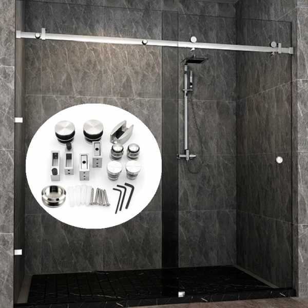 SHOWER GLASS SLIDING DOORS SGSD - 2826 - DoorDiscounter